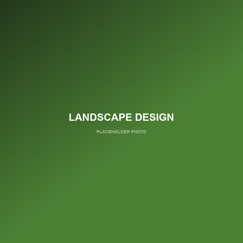 Landscape design and installation example