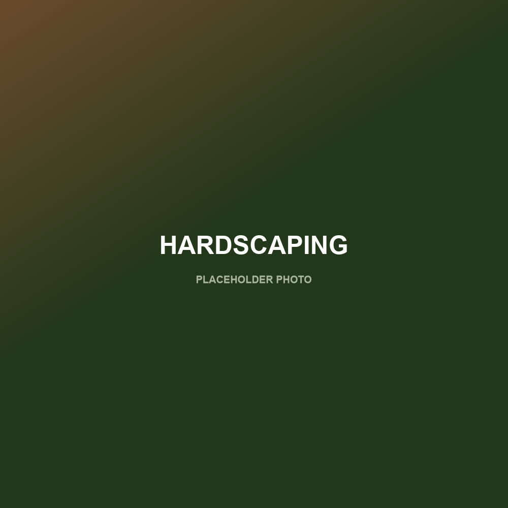 Hardscaping patio and walkway example